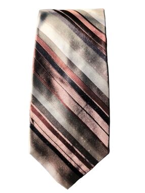 100% Silk Tie Paul Dione Copper Green NWT Prom Wedding Homecoming Preppy